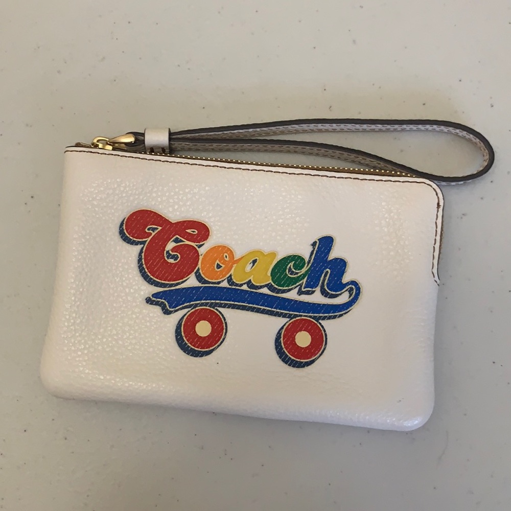Coach roller skate wristlet